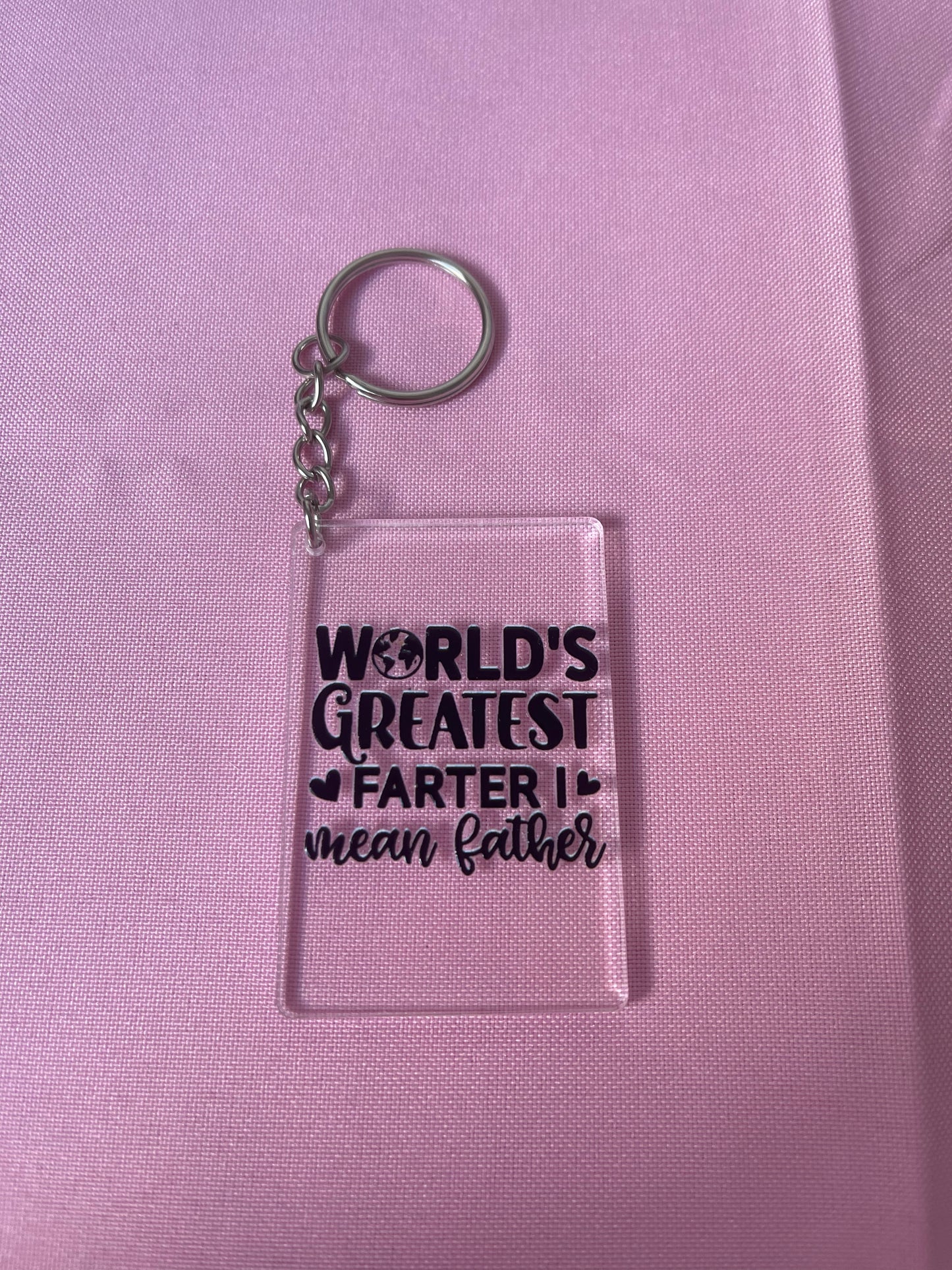 #112 Worlds Greatest Farter~~Keychain