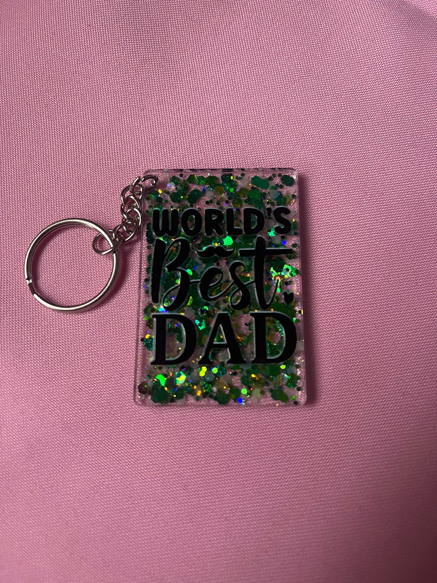 #139 World’s Best Dad~~Keychain