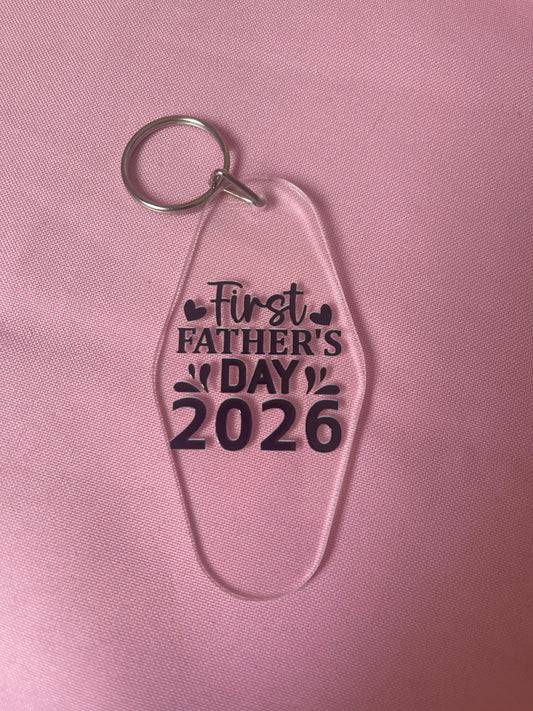 #162 First Fathers Day 2026~~Keychain