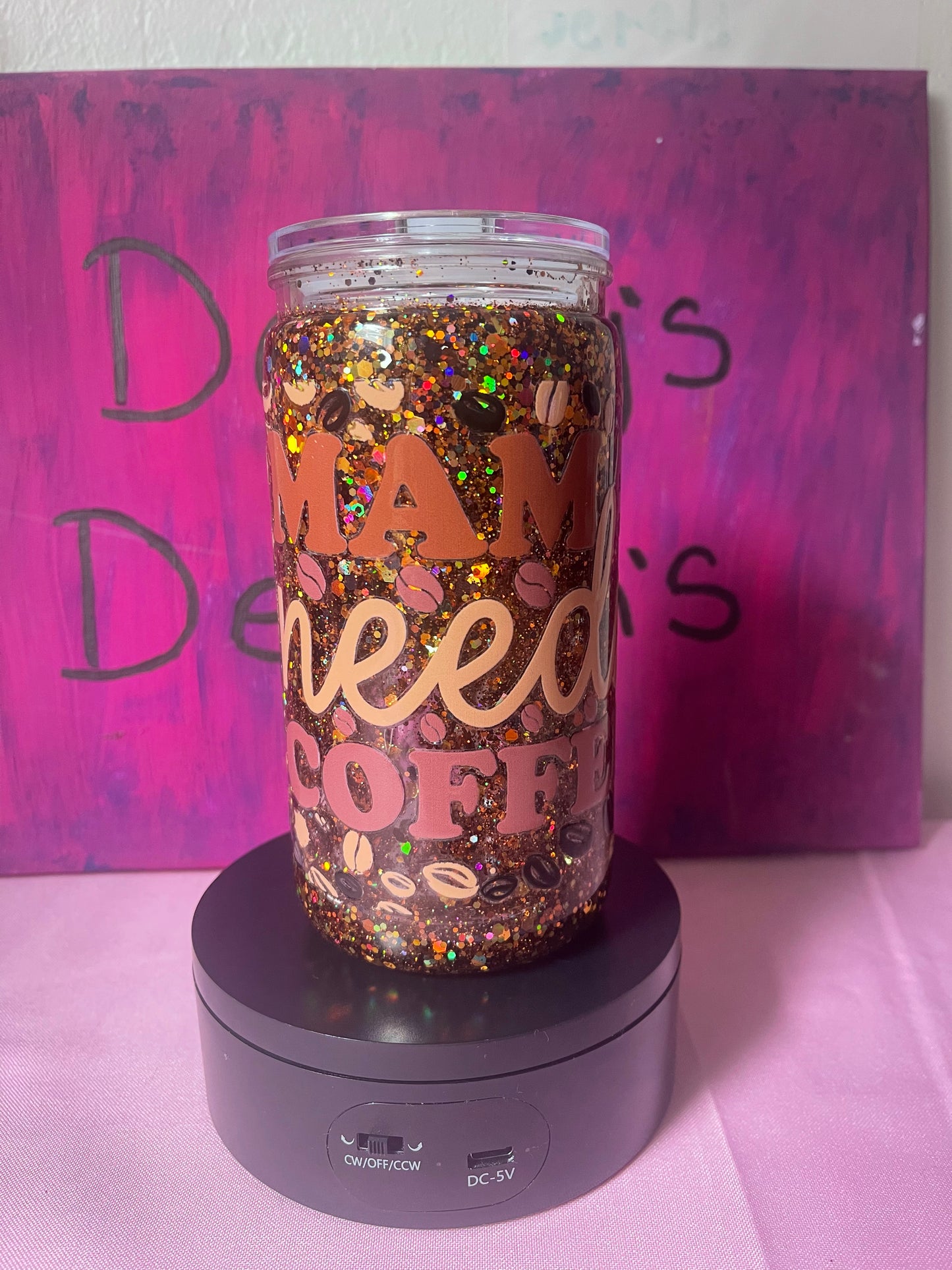Espresso Mama - 16oz Snow Globe Cup