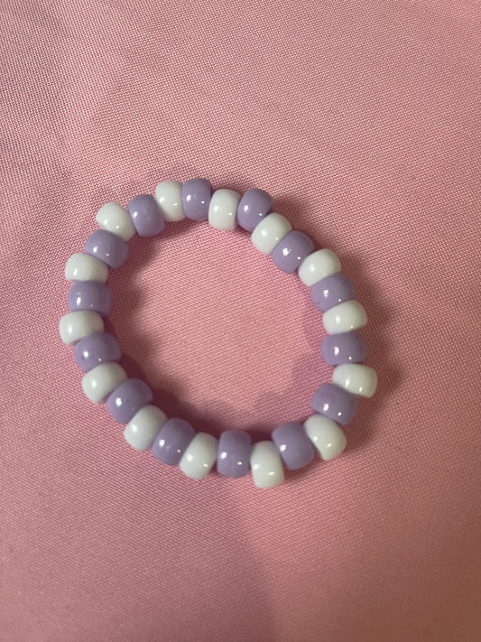 #3 Violet & White~~Amari’s Bracelets