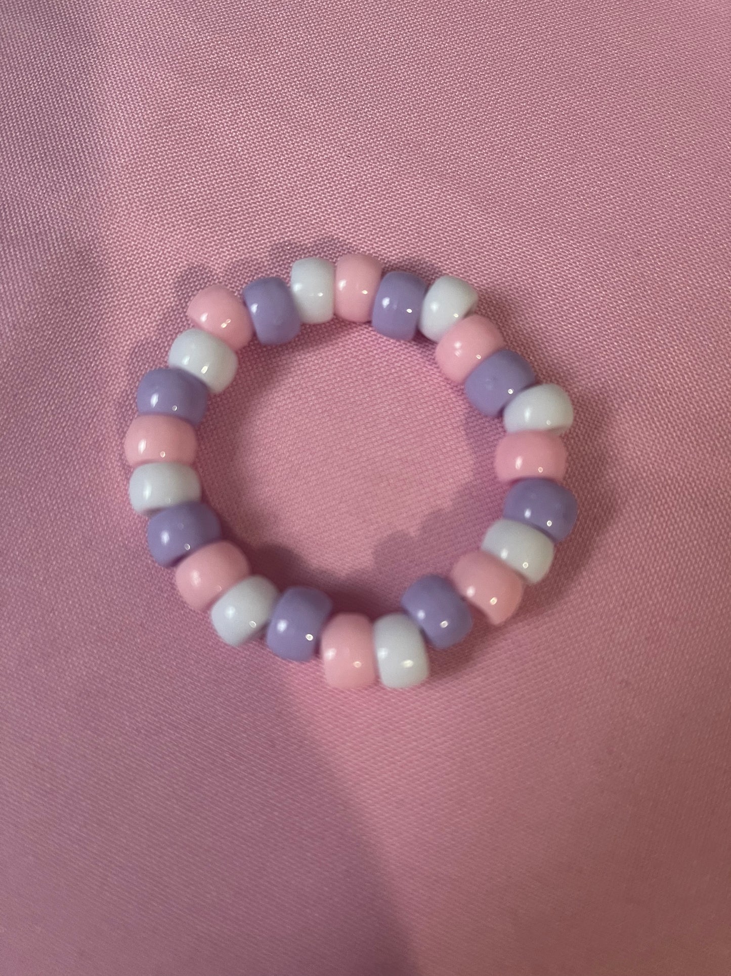 #6 Violet,Baby Pink & White~~Amari’s Bracelets