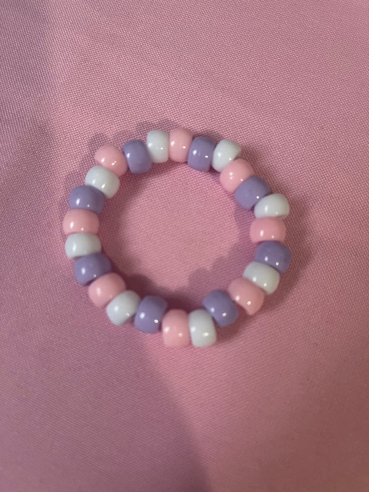 #6 Violet,Baby Pink & White~~Amari’s Bracelets