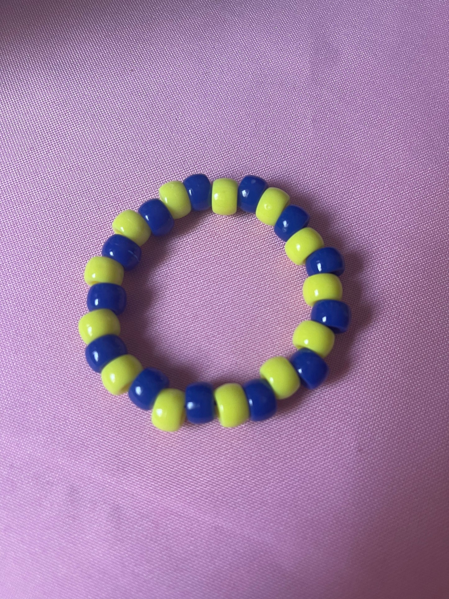 #18 Yellow & Dark Blue~~Amari’s Bracelets