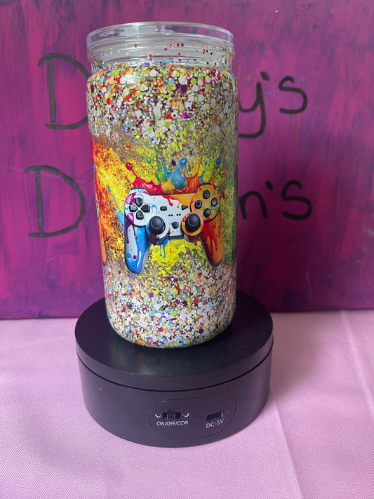 Level Up Sparkle - 16oz Snow Globe Cup