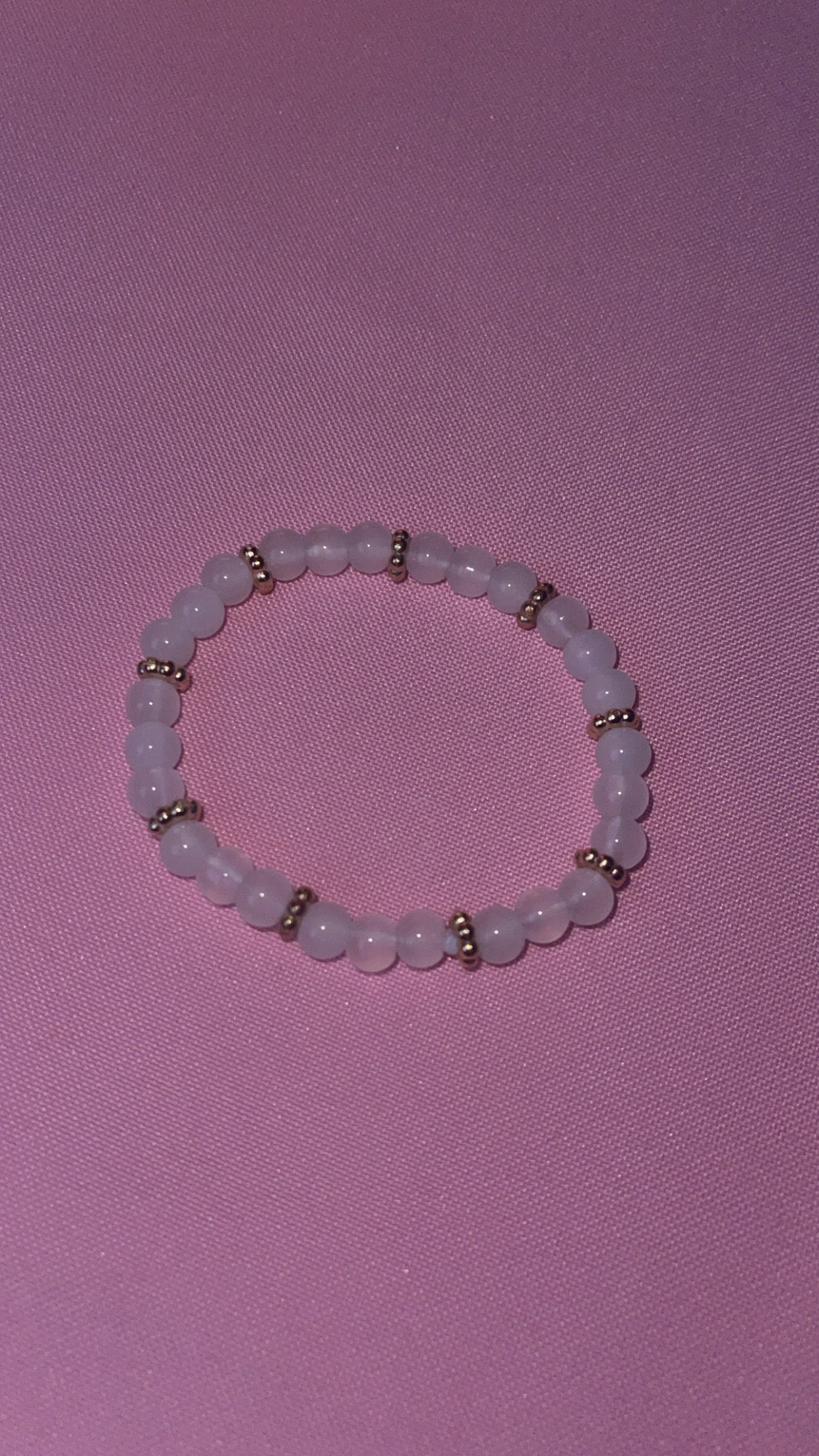 #227 White & Gold~~Bracelet