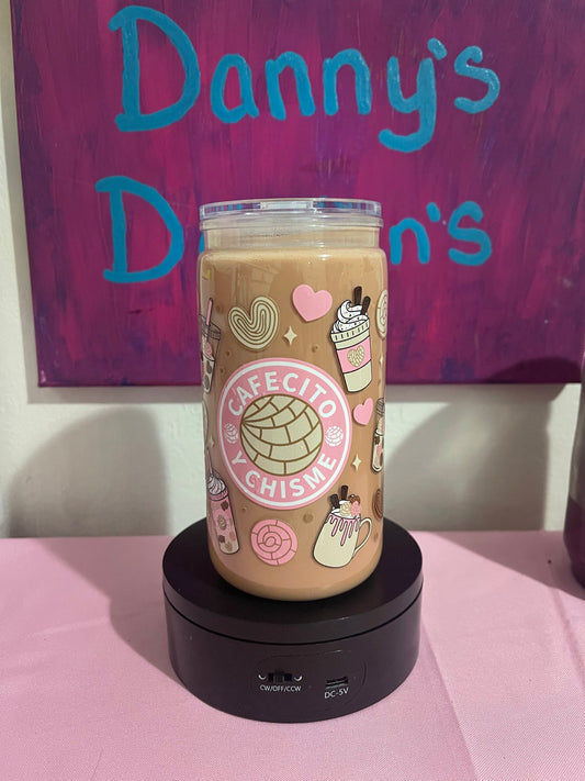 Pretty in Pink Cafe - 16oz Snow Globe Cup