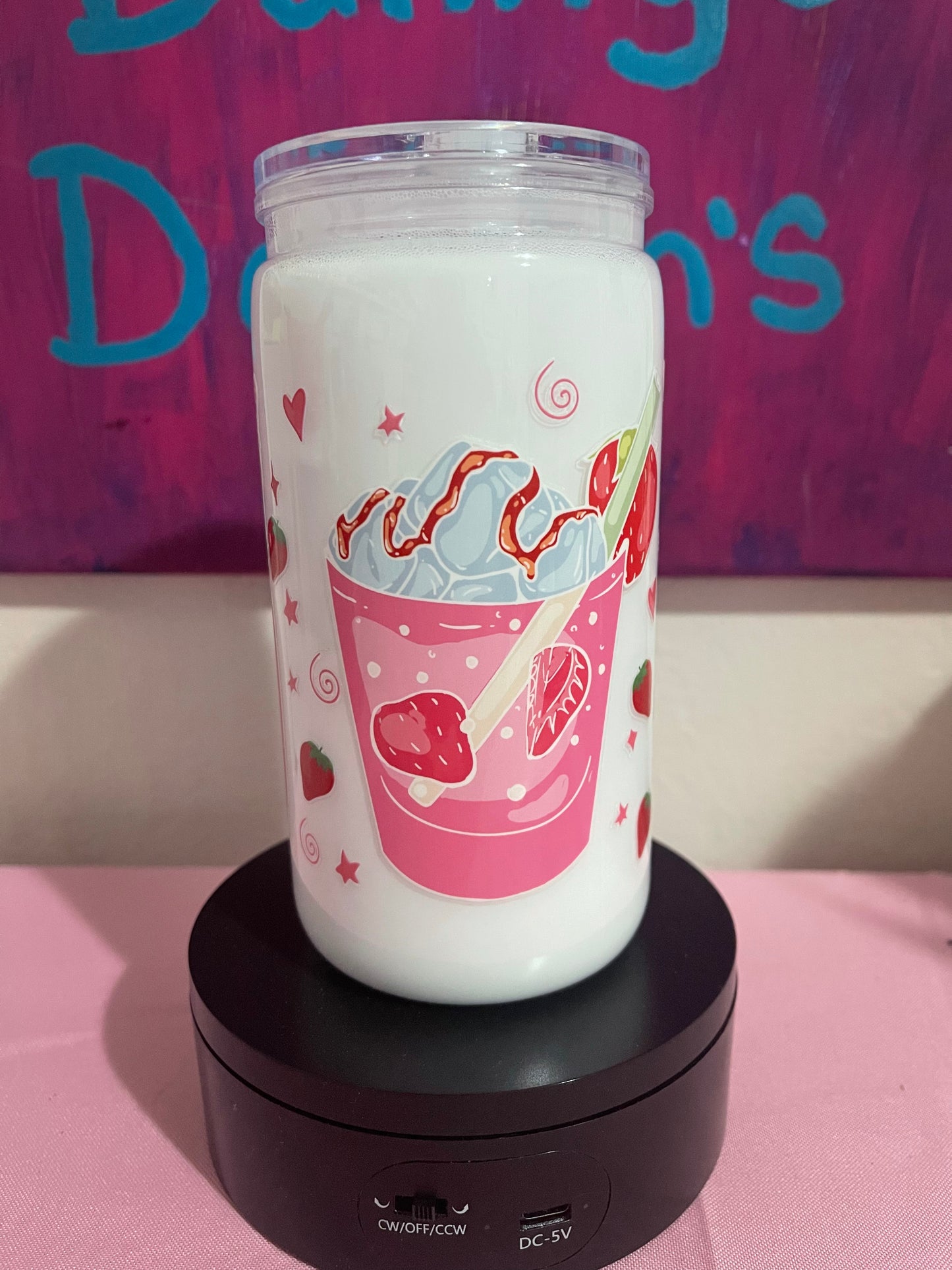 Berrylicious - 16oz Snow Globe Cup