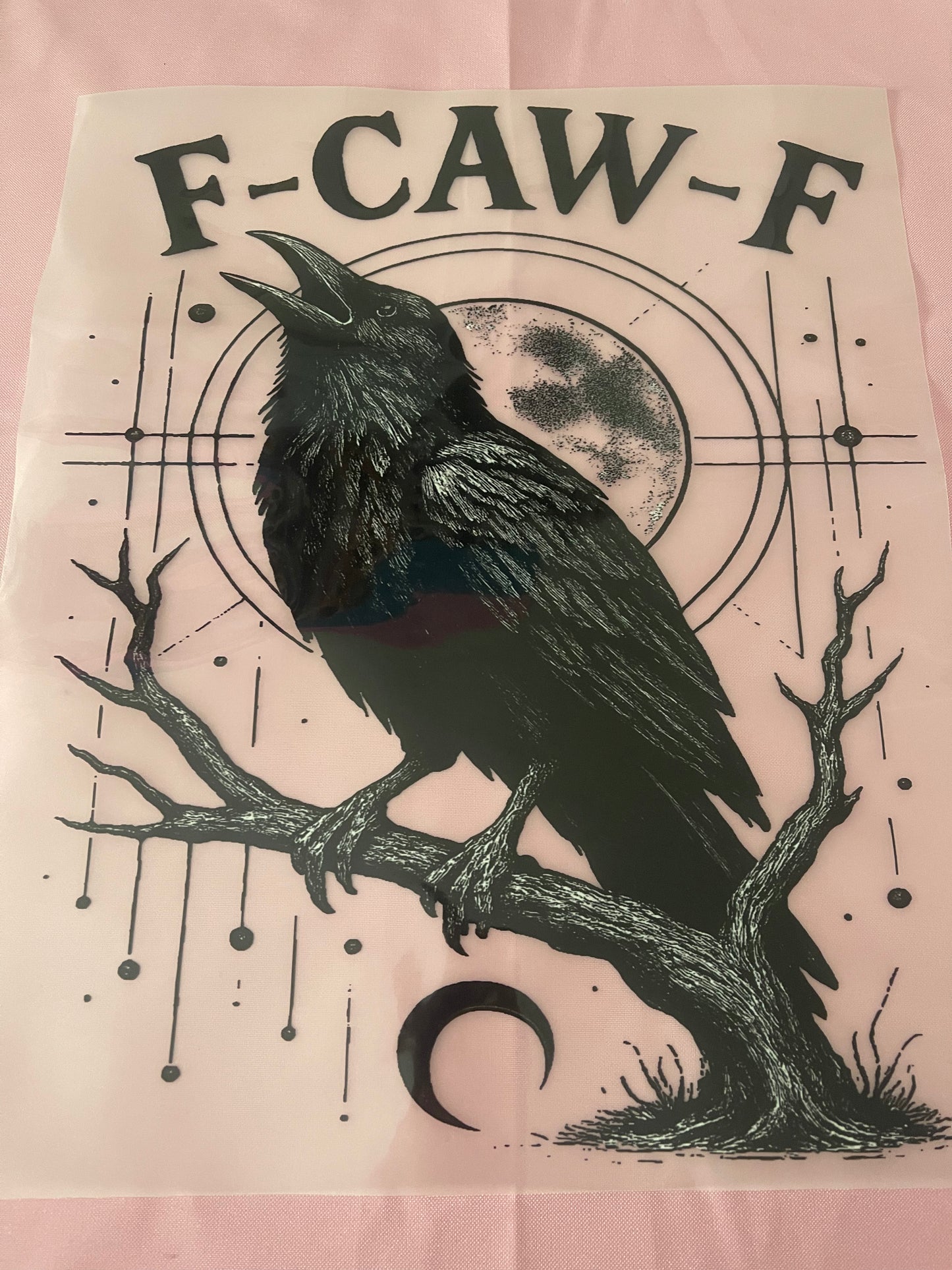 F-Caw-F-Dtf T-shirt Design