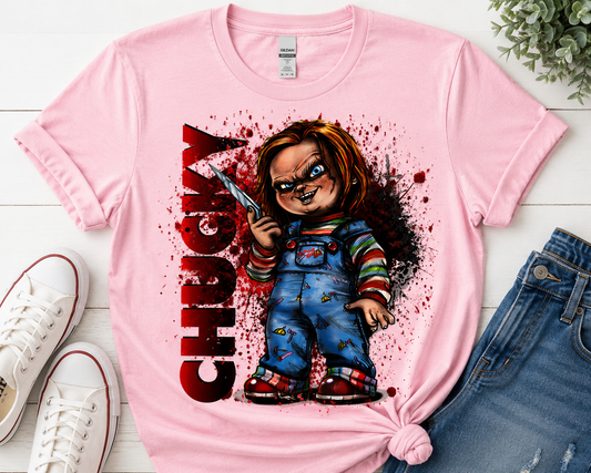Red Hair Doll-DTF Tshirt Design