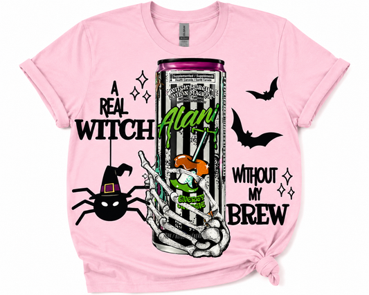 A Real Witch-DTF Tshirt Design