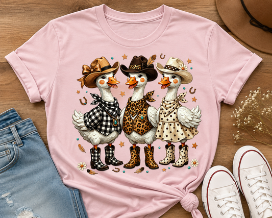 Cowgirl Goose-DTF Tshirt Design