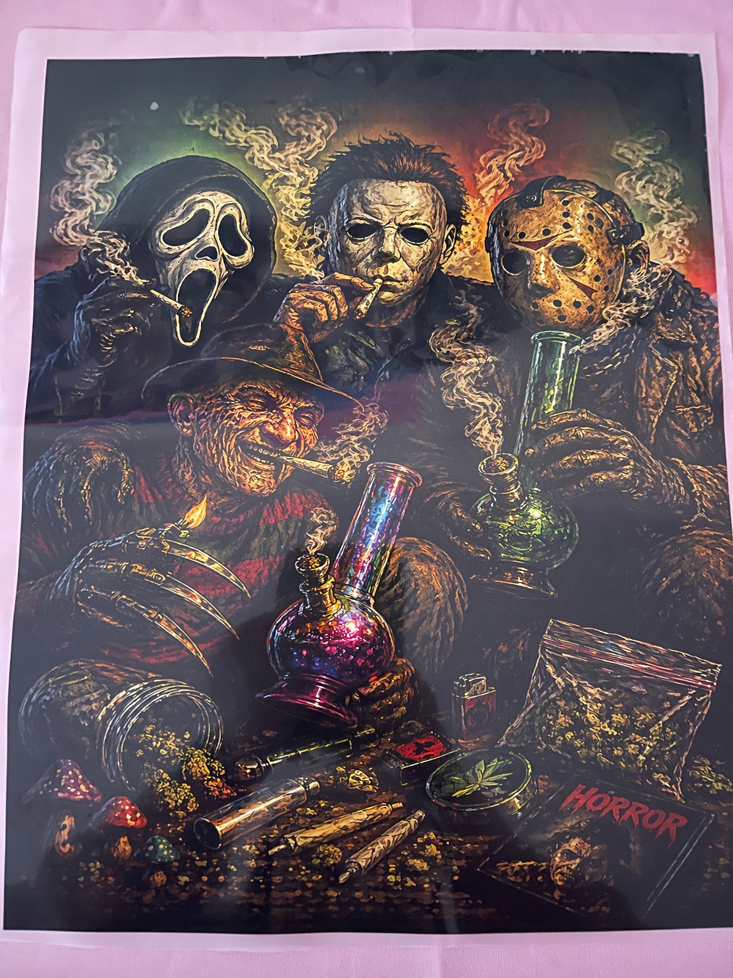 420 Horror Friends-DTF T-shirt Design