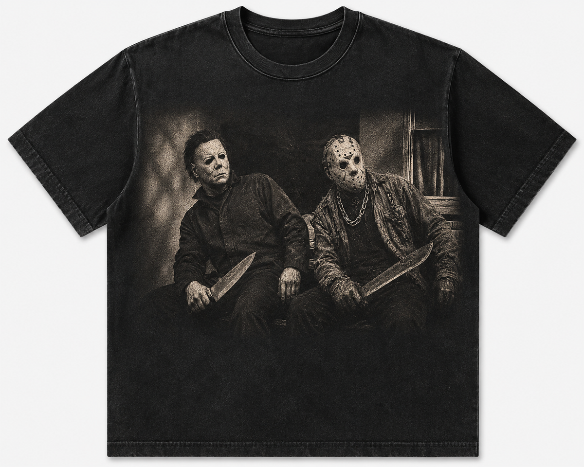 Horror Buddies-DTF Tshirt Design