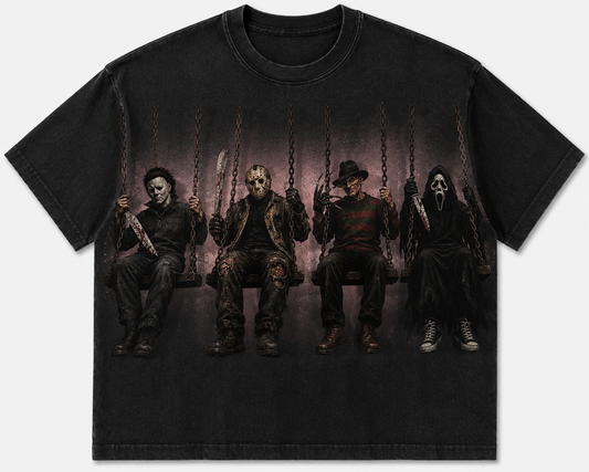 Swinging Horror Friends-DTF Tshirt Design