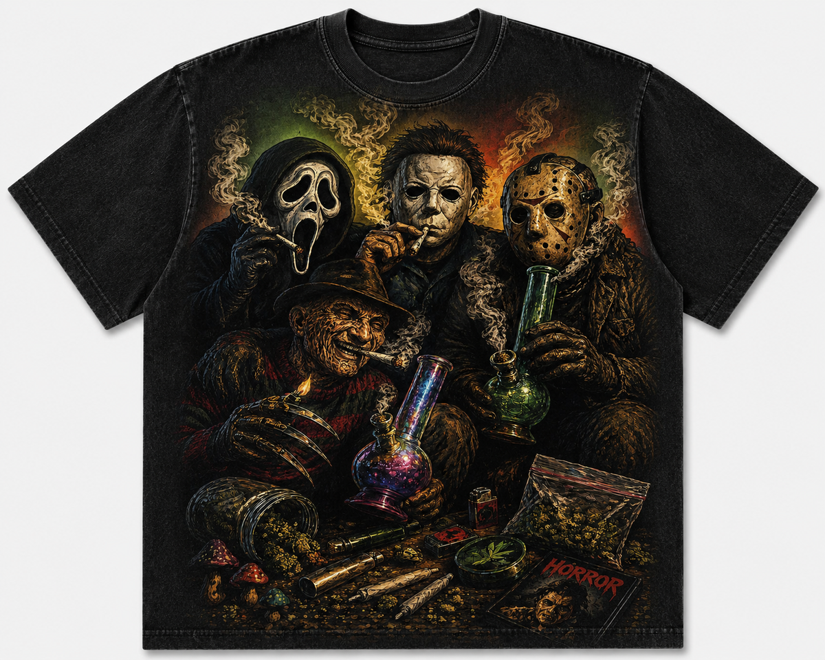 420 Horror Friends-DTF T-shirt Design