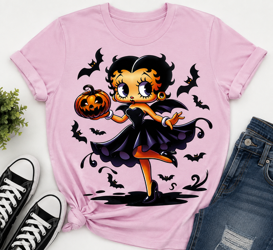 Halloween Betty- DTF T-shirt Design