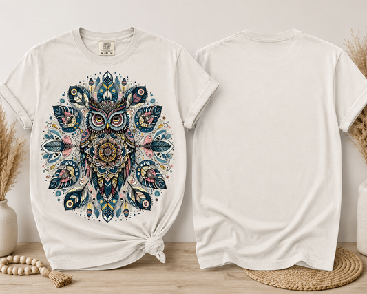 Dream Cather Owl- Dtf Tshirt Design