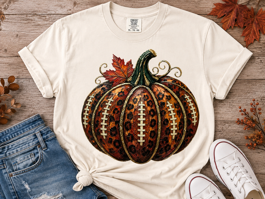 Football Pumpkin-DTF Tshirt Design