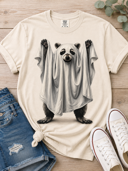 Ghost Racoon-DTF Tshirt Design