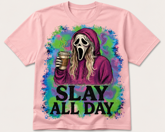 Slay All Day Honey-Dtf T-shirt Design