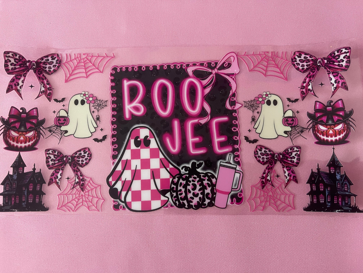 #169 Pink Booker-16oz UV Cup Wrap