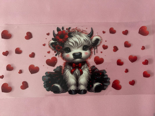 #177 Highland Cow Hearts-16oz UV Cup Wrap