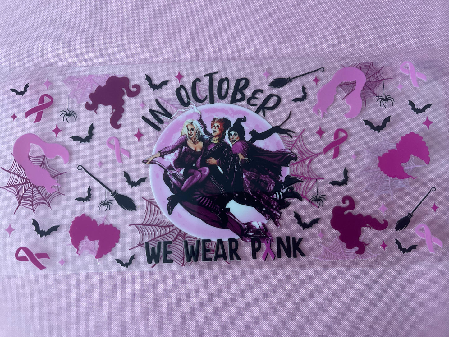 #179 We Wear Pink HP-16oz UV Cup Wrap