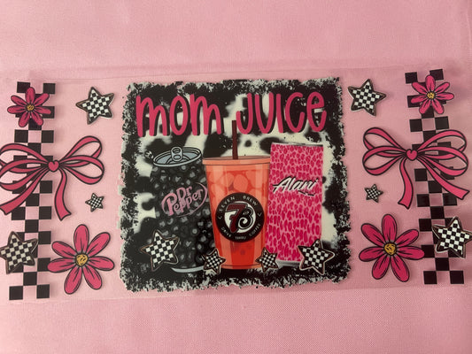 #190 Mom Juice-16oz UV Cup Wrap