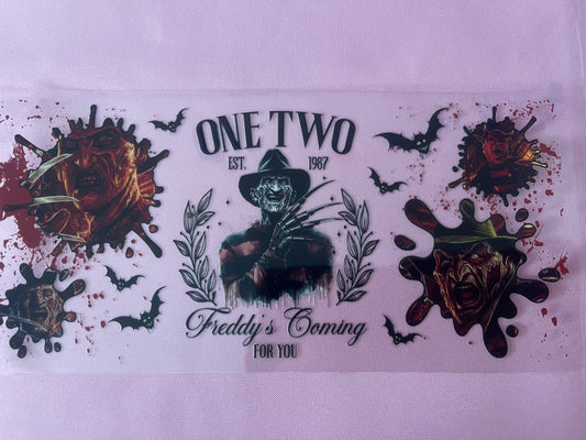 #196 One Two Freddy-16oz UV Cup Wrap