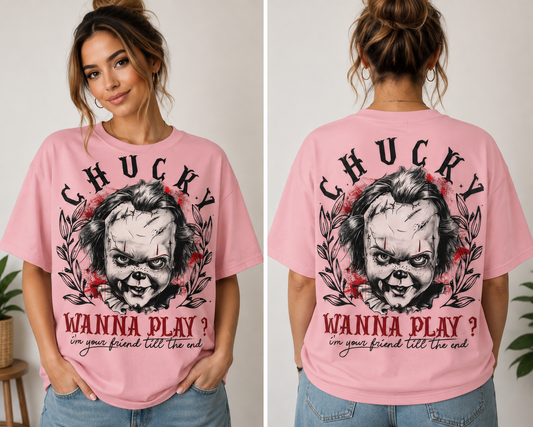 Wanna Play?- DTF T-shirt Design