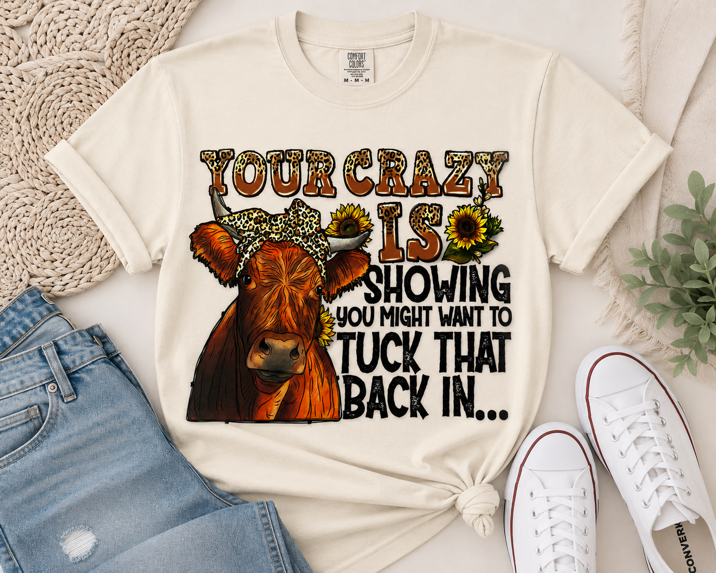 Your Crazy Is-Dtf T-shirt Design