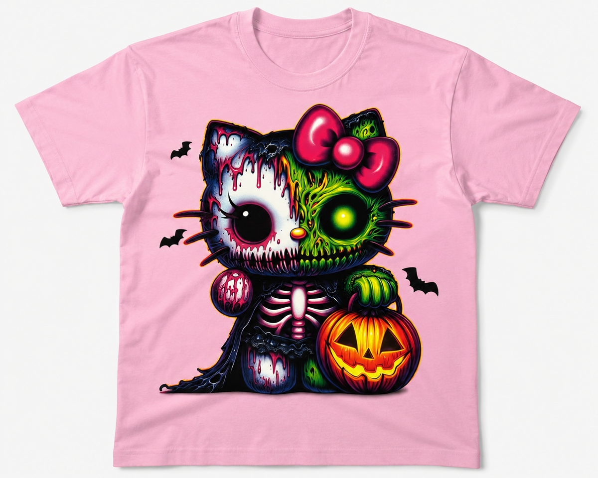 Monster Meow-Dtf T-shirt Design