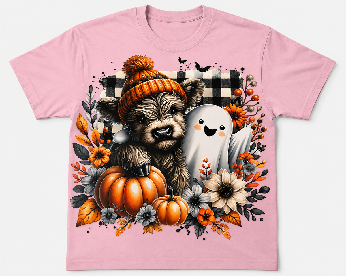 Pumpkin Spice Moo-Dtf T-shirt Design