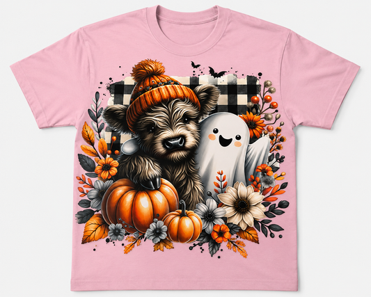 Pumpkin Spice Moo-Dtf T-shirt Design