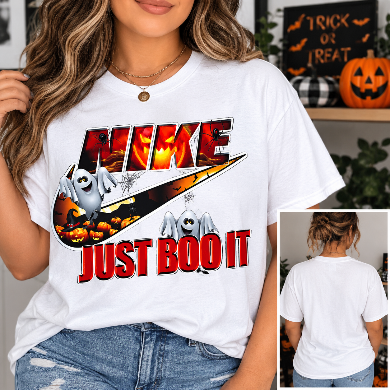Just Boo It-Dtf T-shirt Design