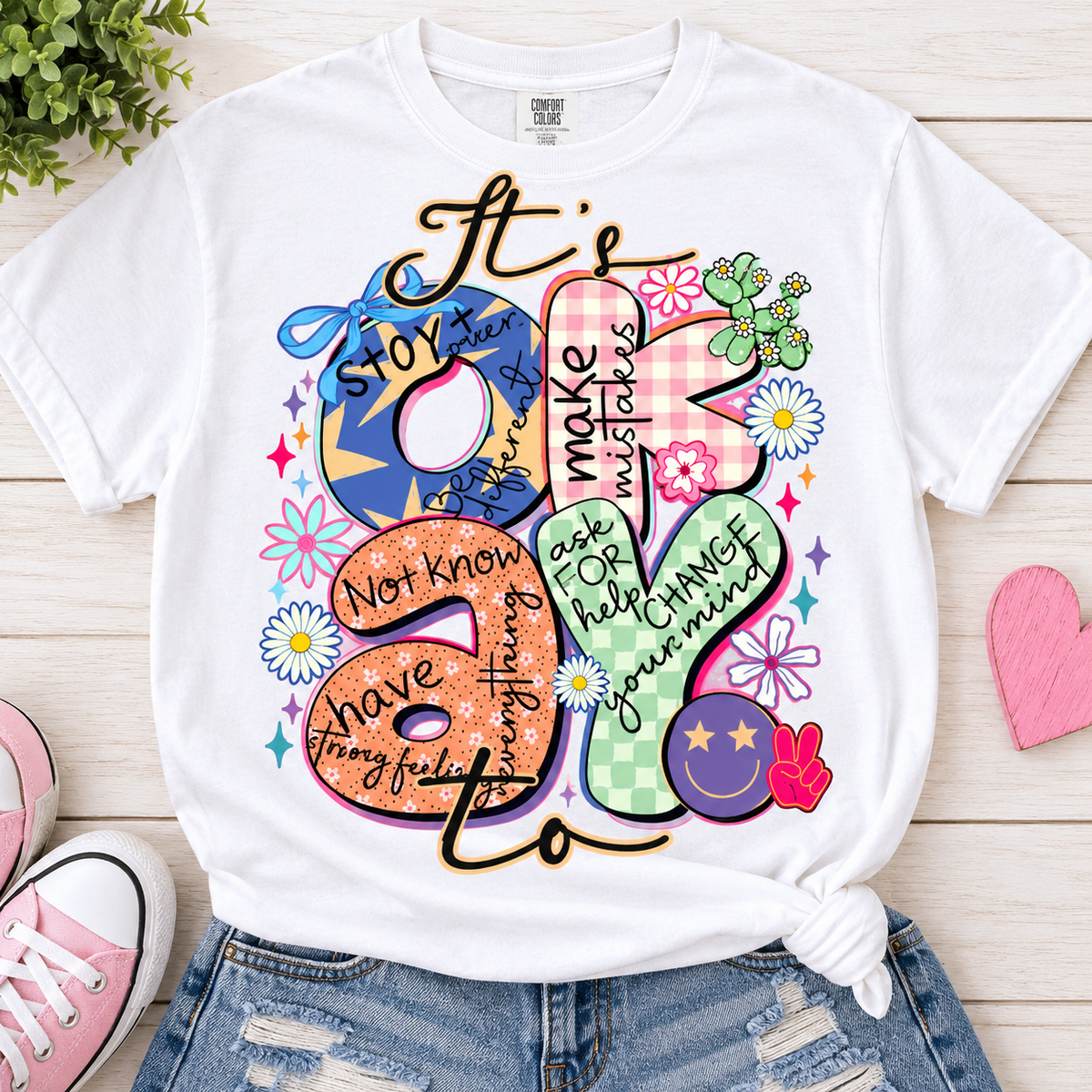 It’s Okay-Dtf T-shirt Design