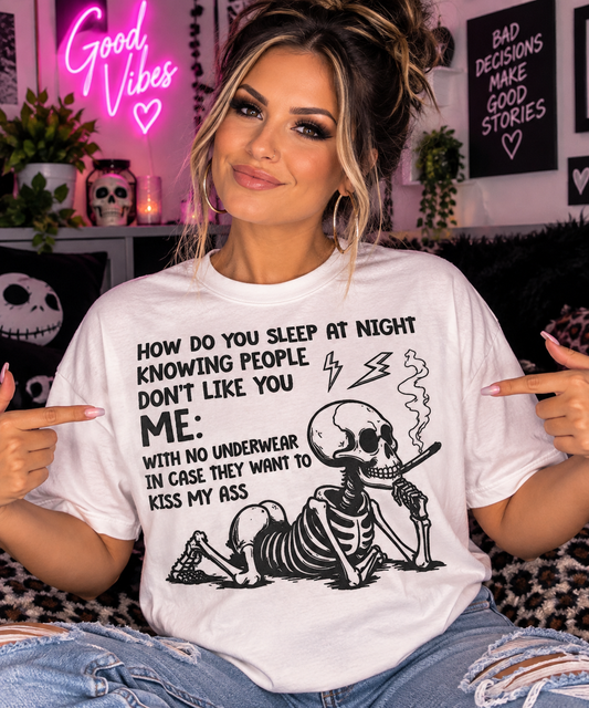 Kiss My Ass-DTF Tshirt Design