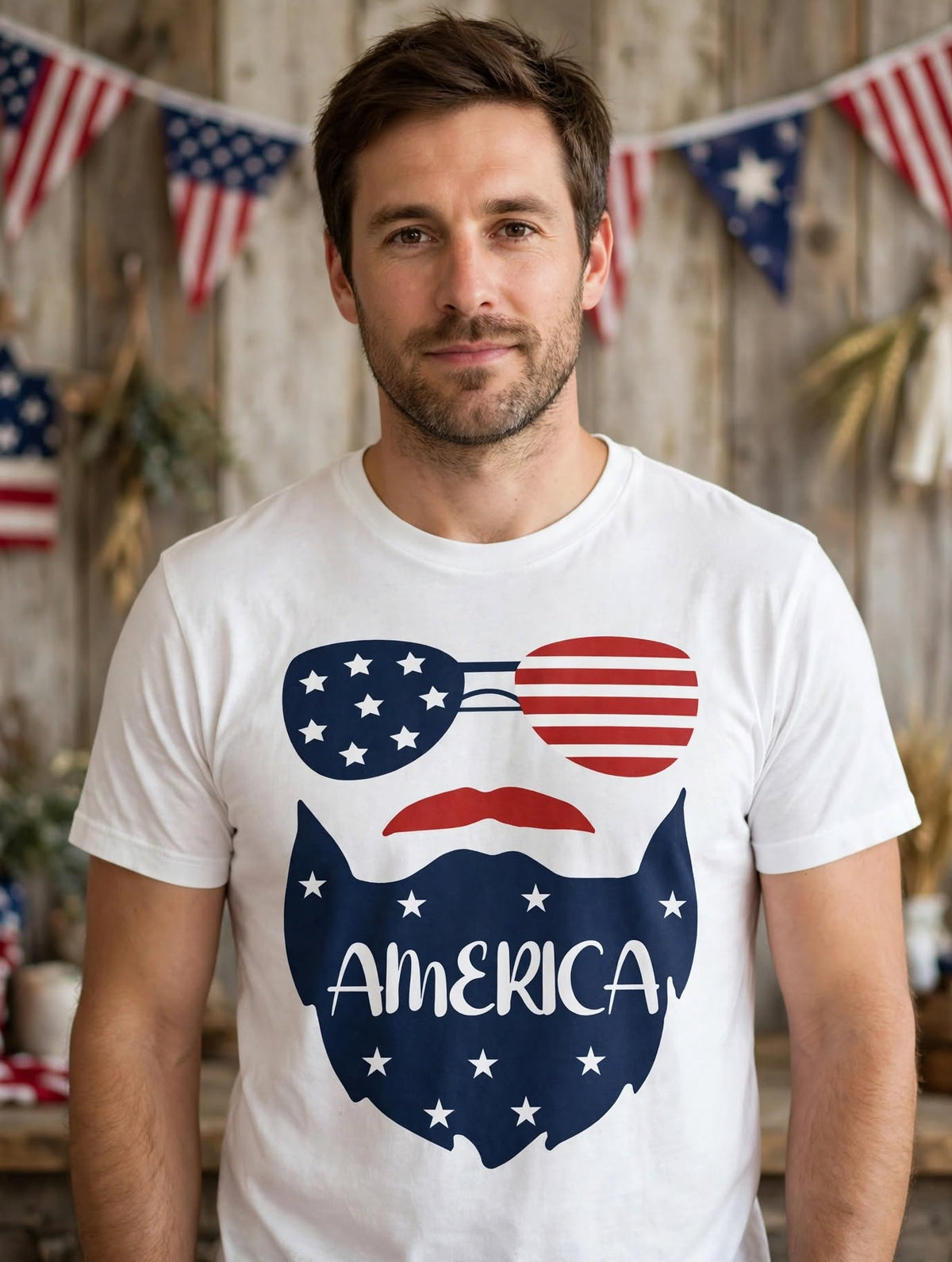 America Guy-Dtf T-shirt Design