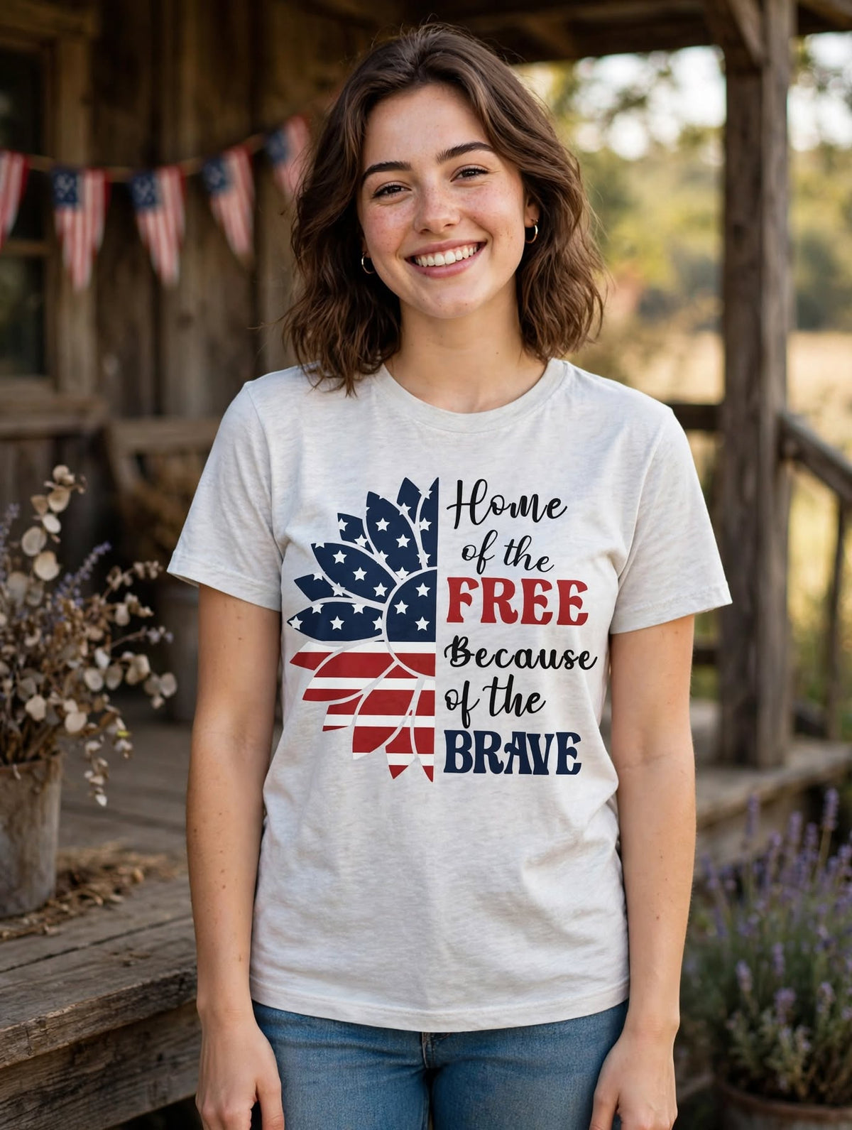 Home Of The Free-Dtf T-shirt Design