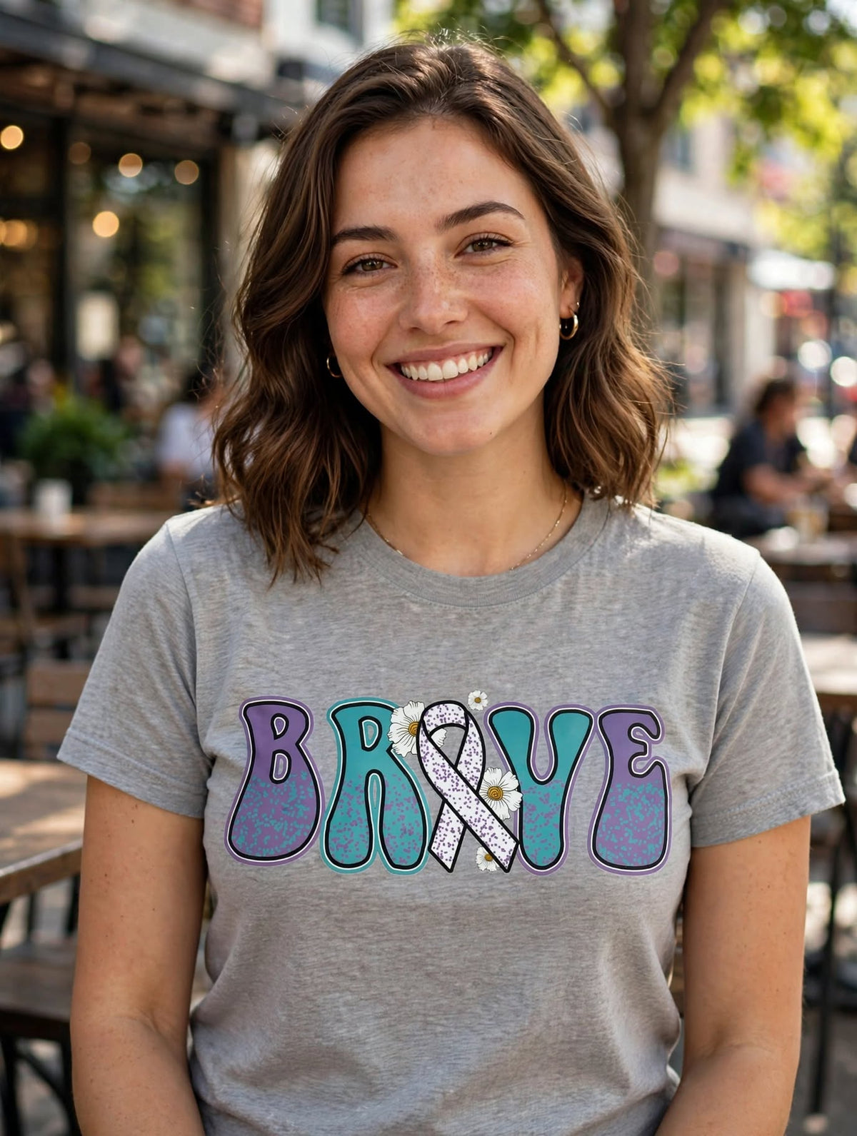 Brave Suicide Awareness-Dtf T-shirt Design