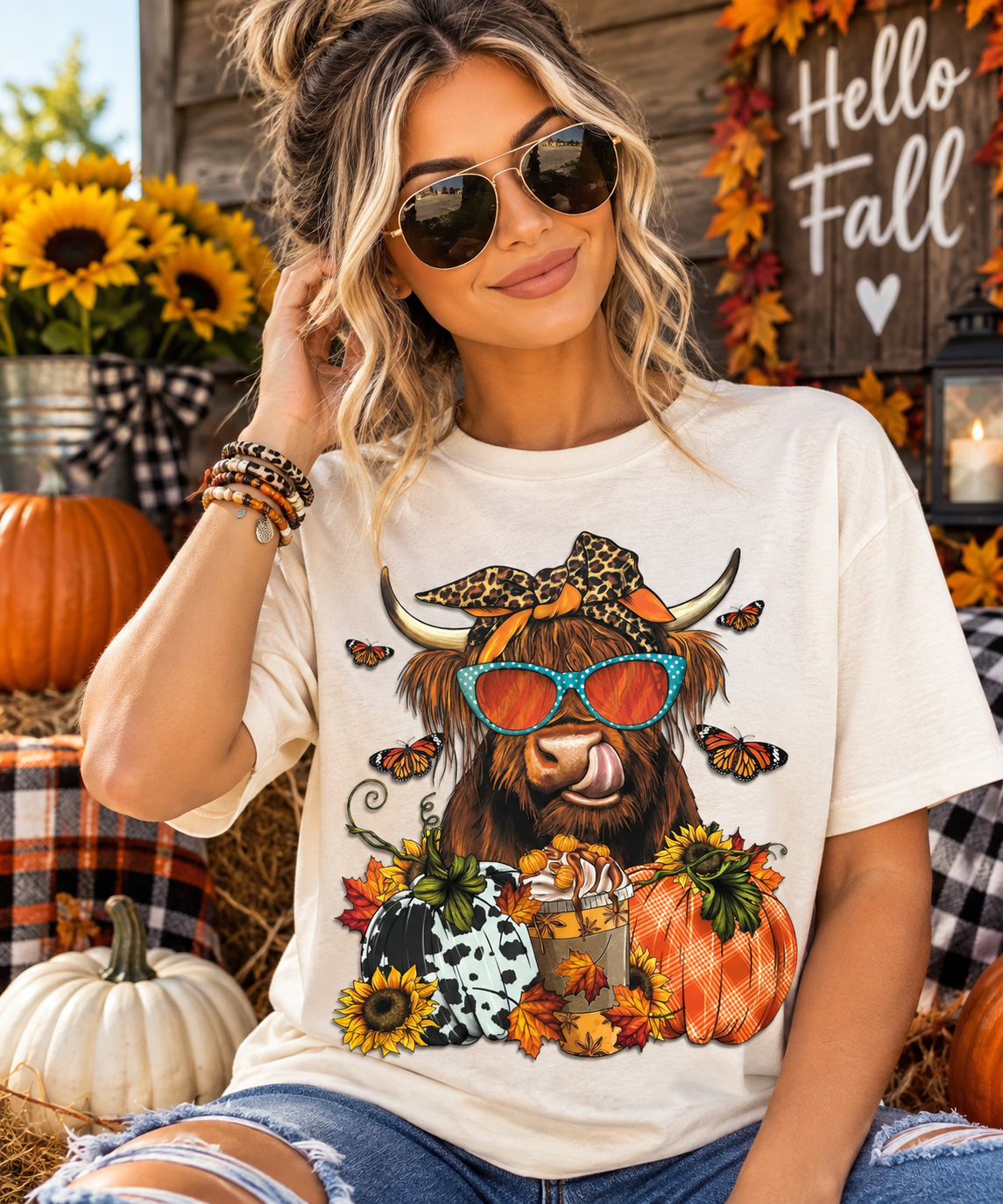Sassy Cow-Dtf T-shirt Design