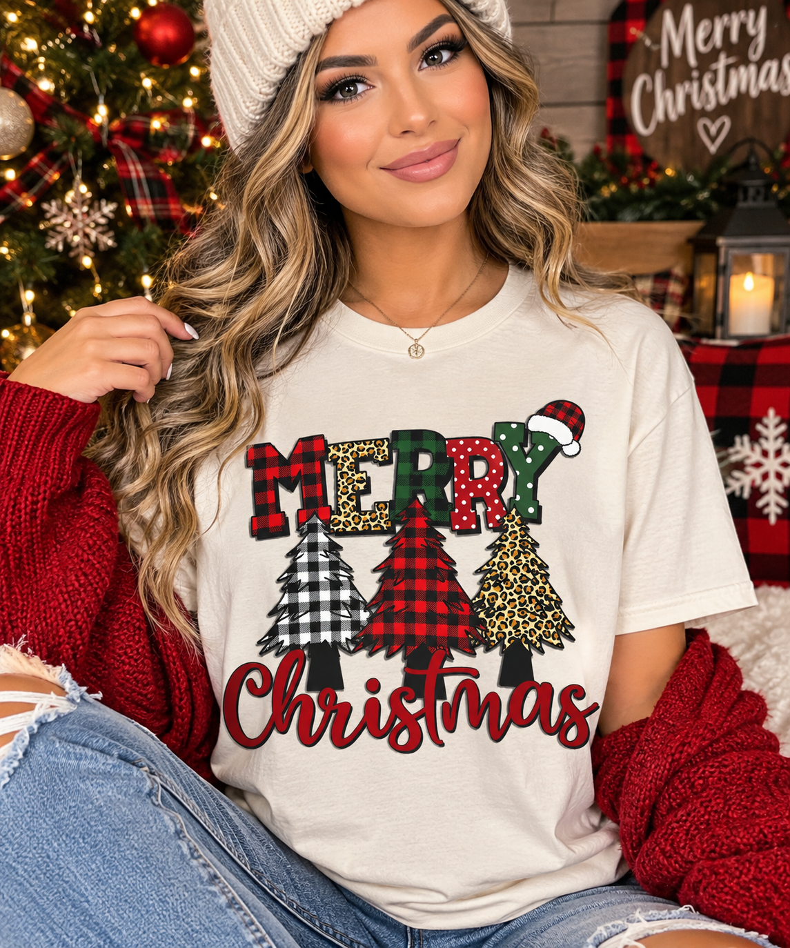 Merry Christmas-Dtf T-shirt Design