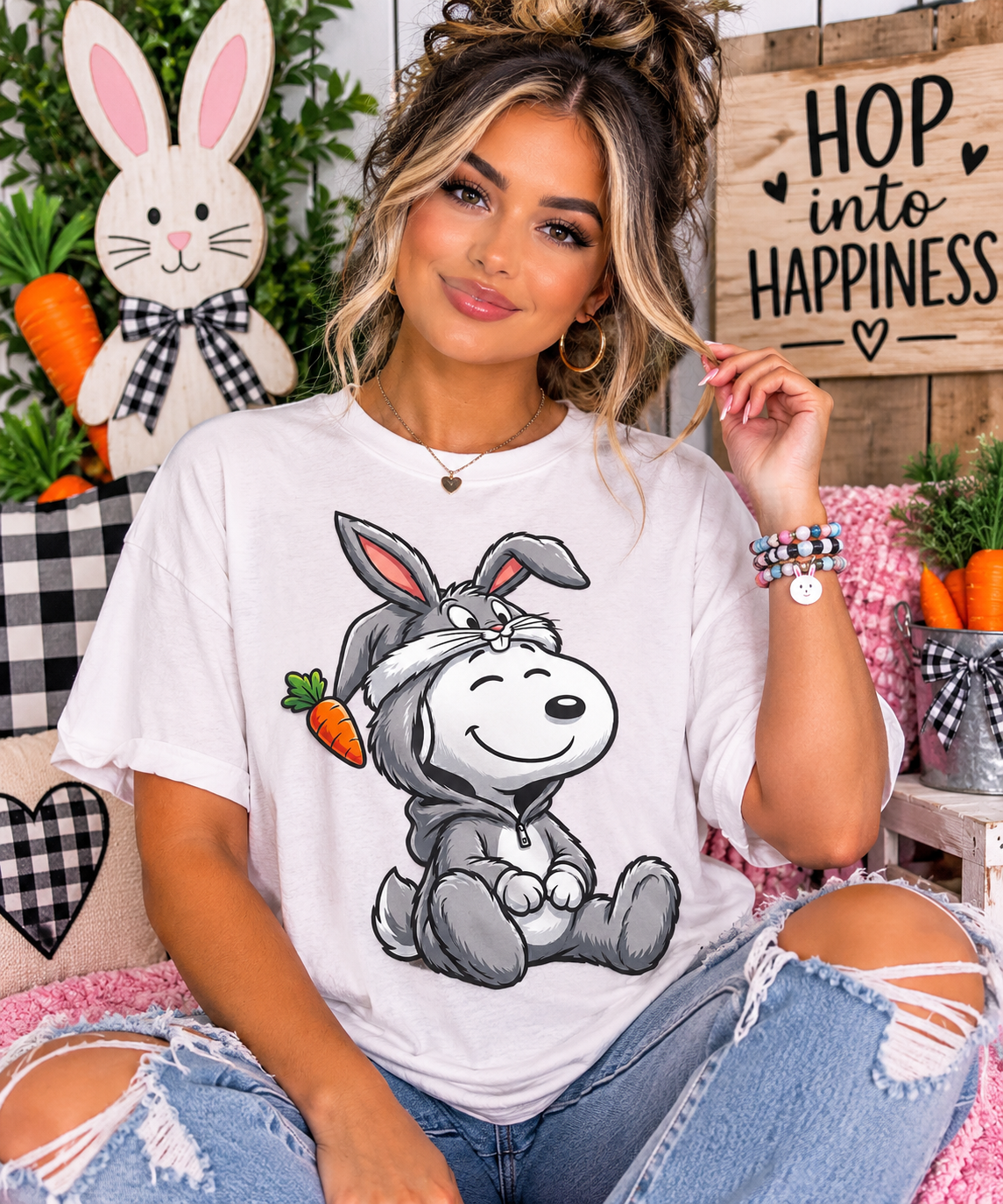 Bunny Snoop-Dtf T-shirt Design