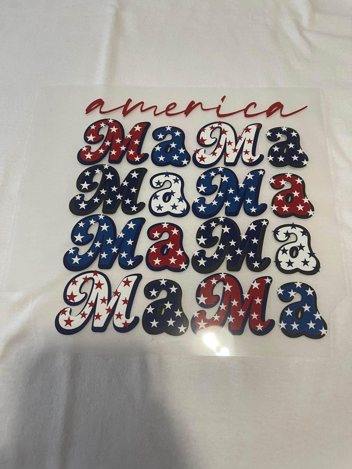 America Mama Mama-Dtf T-shirt Design