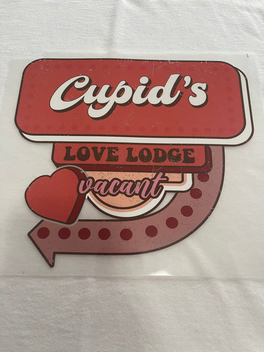 Cupids Love Lodge-Dtf t-shirt Design