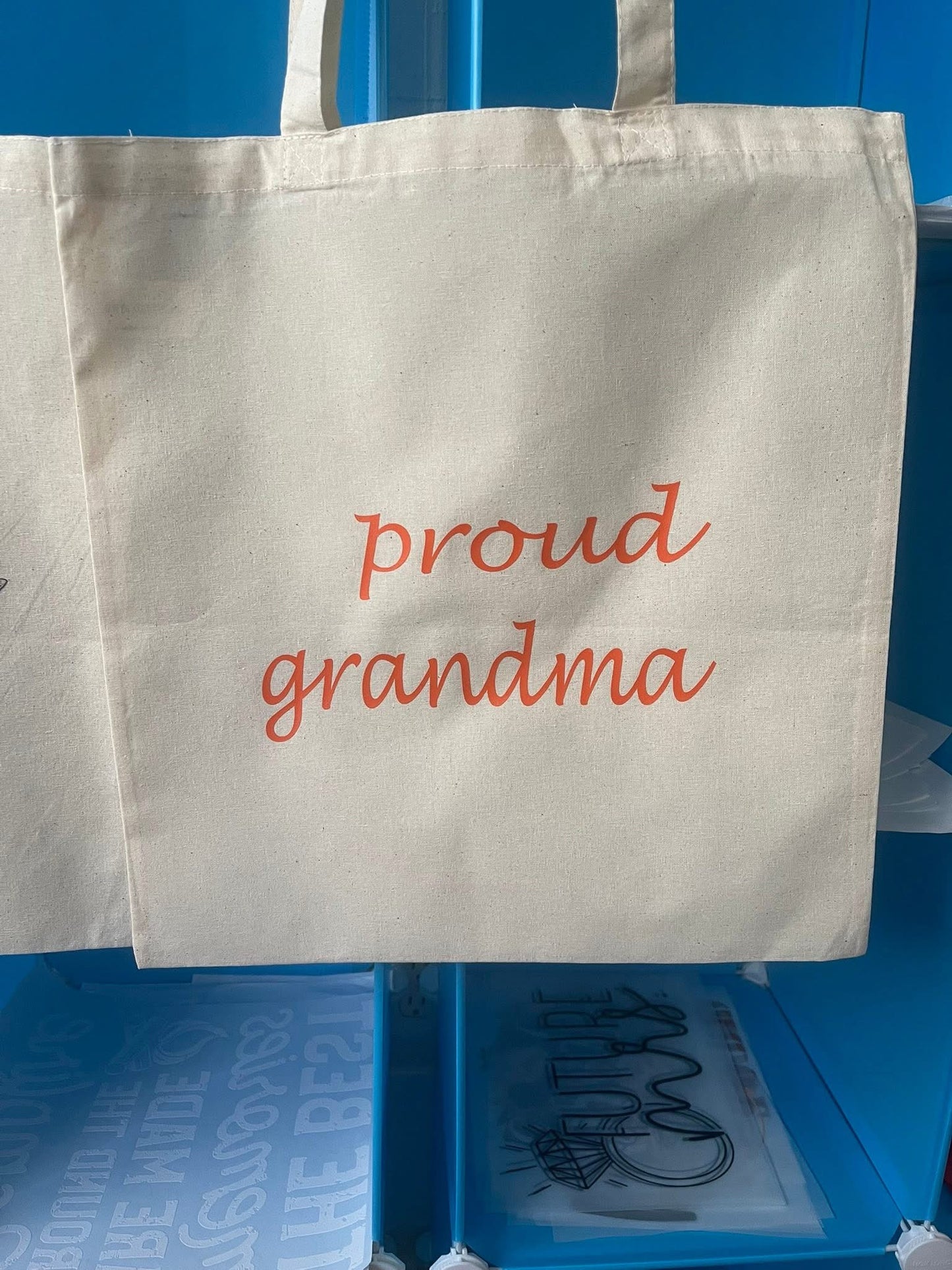 Proud Grandma~~Tote Bags