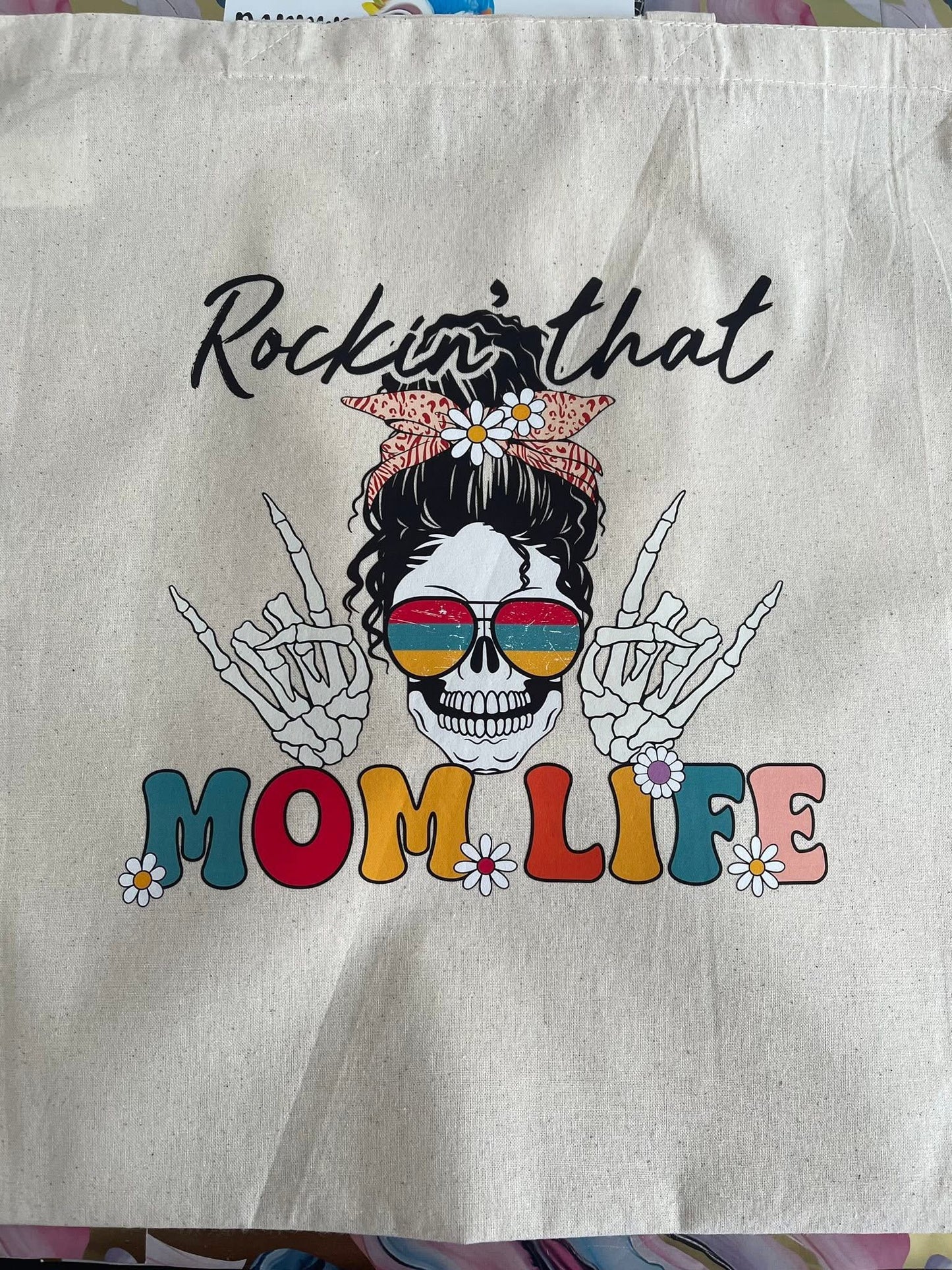 Rockin That Mom Life~~Tote Bags