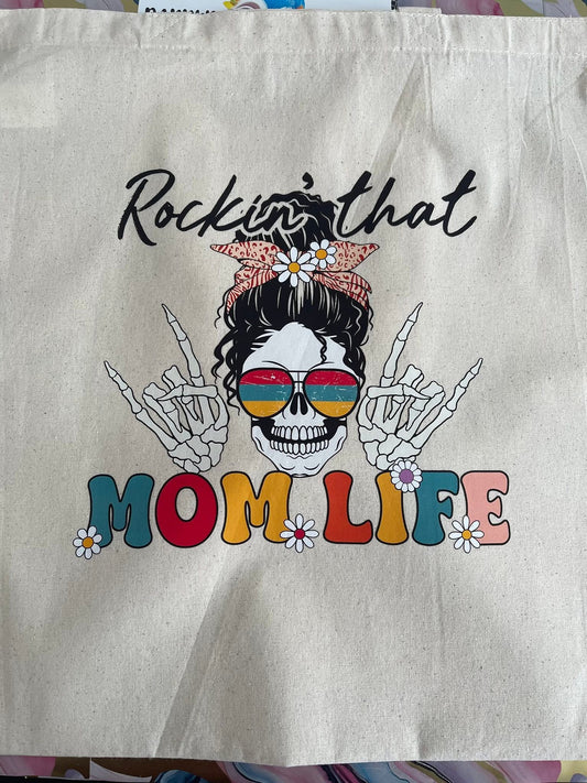 Rockin That Mom Life~~Tote Bags