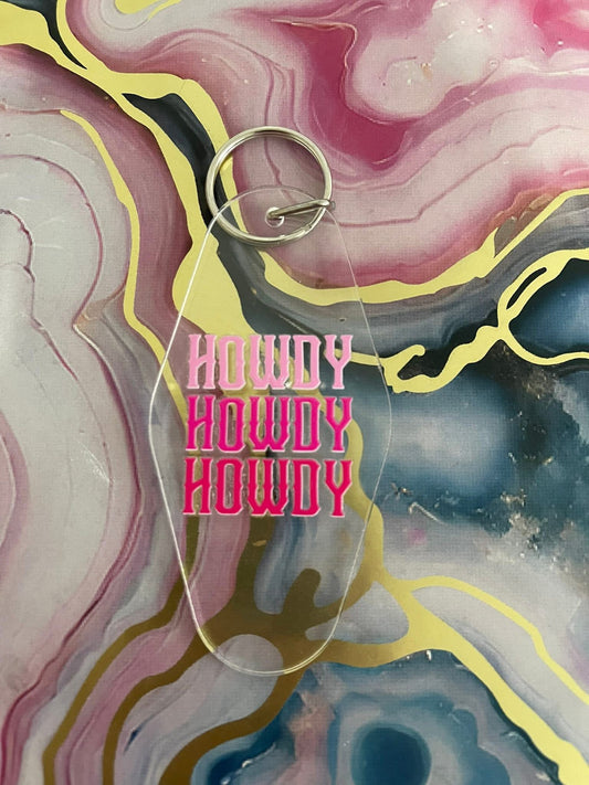 #53 Howdy Howdy Howdy~~Keychain